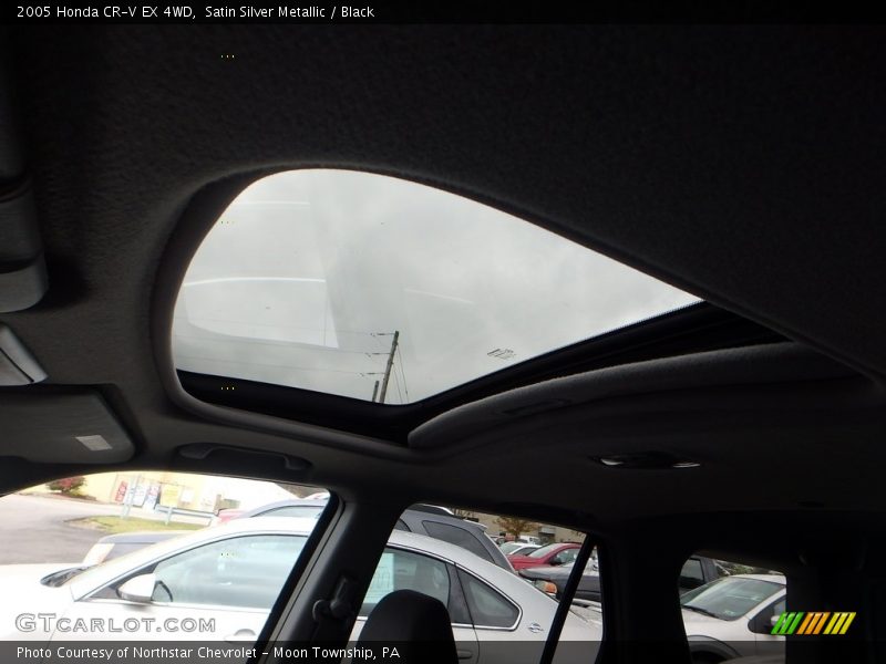 Satin Silver Metallic / Black 2005 Honda CR-V EX 4WD