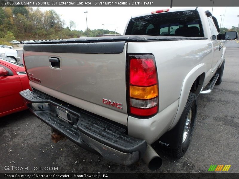 Silver Birch Metallic / Dark Pewter 2005 GMC Sierra 2500HD SLT Extended Cab 4x4
