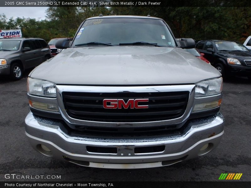 Silver Birch Metallic / Dark Pewter 2005 GMC Sierra 2500HD SLT Extended Cab 4x4