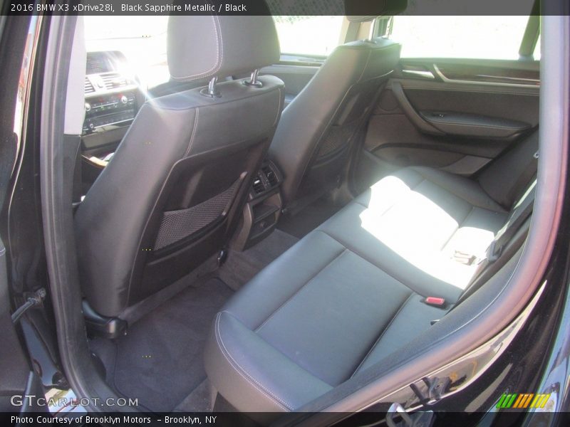Black Sapphire Metallic / Black 2016 BMW X3 xDrive28i