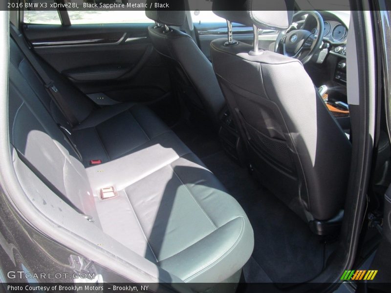 Black Sapphire Metallic / Black 2016 BMW X3 xDrive28i