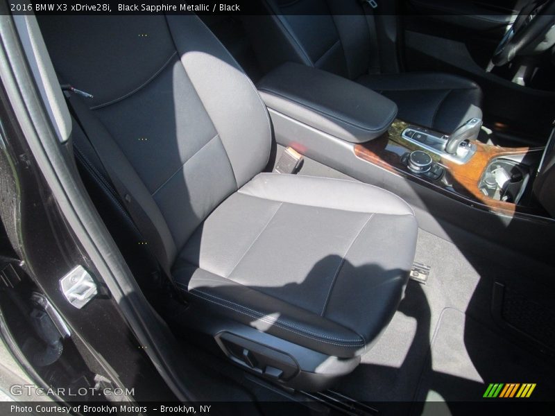 Black Sapphire Metallic / Black 2016 BMW X3 xDrive28i