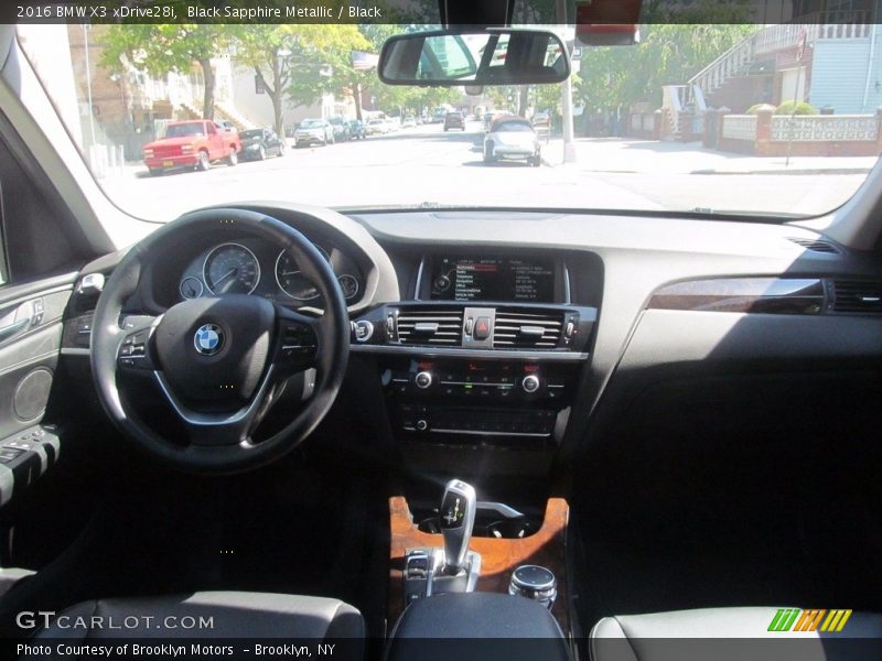 Black Sapphire Metallic / Black 2016 BMW X3 xDrive28i