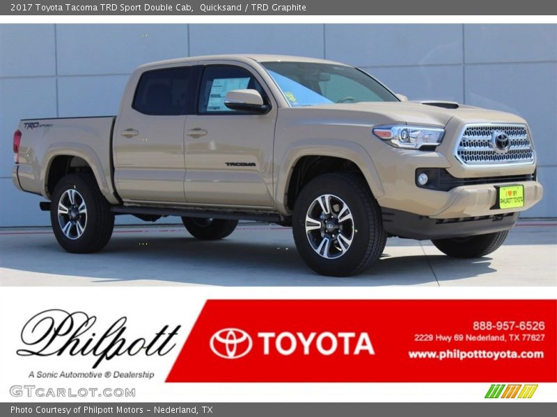 Quicksand / TRD Graphite 2017 Toyota Tacoma TRD Sport Double Cab