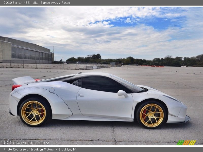 Bianco Avus / Rosso 2010 Ferrari 458 Italia