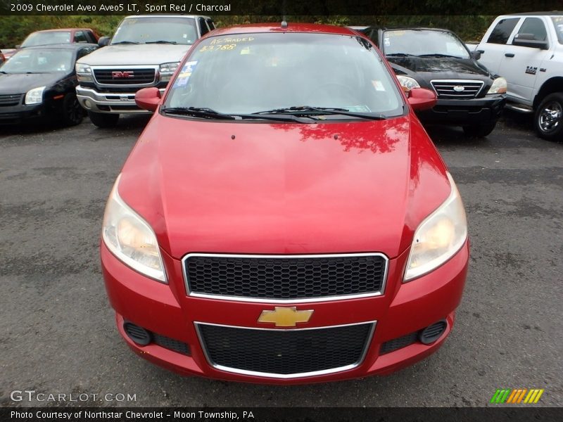 Sport Red / Charcoal 2009 Chevrolet Aveo Aveo5 LT