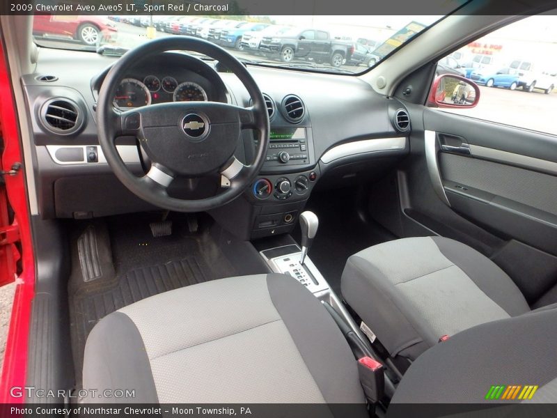 Sport Red / Charcoal 2009 Chevrolet Aveo Aveo5 LT