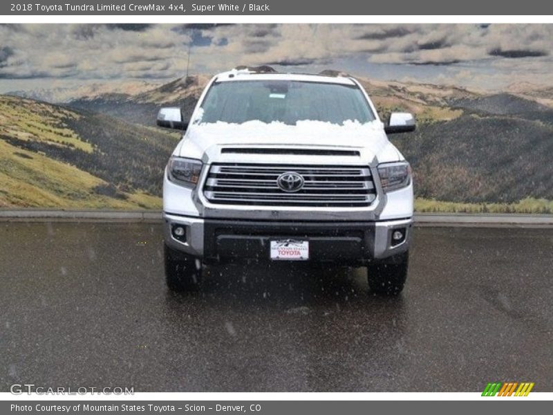 Super White / Black 2018 Toyota Tundra Limited CrewMax 4x4