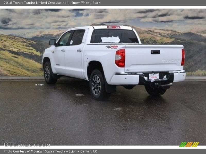 Super White / Black 2018 Toyota Tundra Limited CrewMax 4x4