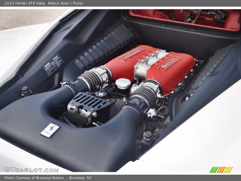  2010 458 Italia Engine - 4.5 Liter GDI DOHC 32-Valve VVT V8