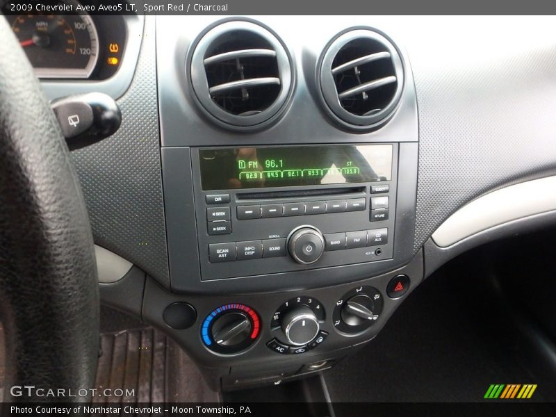 Sport Red / Charcoal 2009 Chevrolet Aveo Aveo5 LT