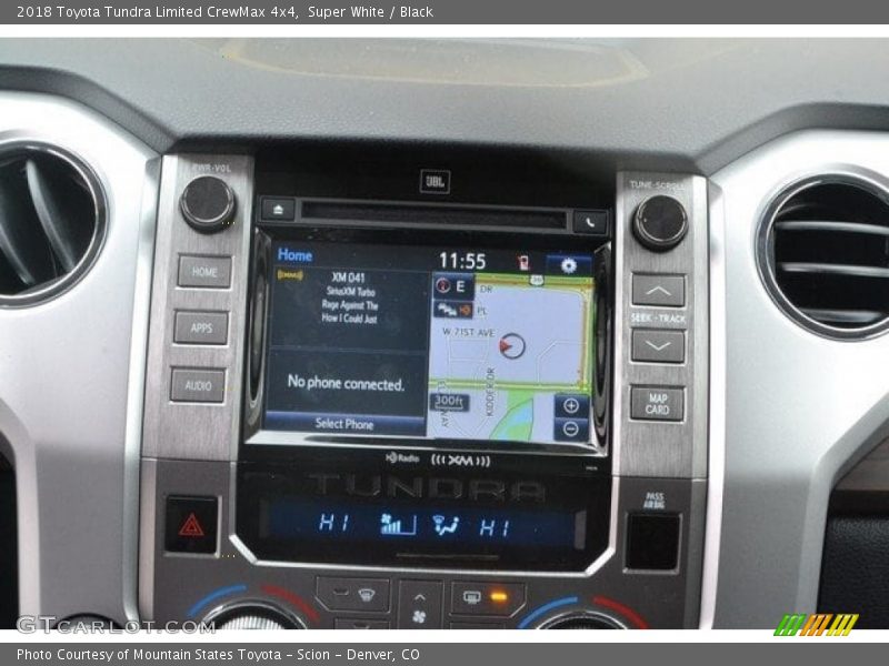 Super White / Black 2018 Toyota Tundra Limited CrewMax 4x4