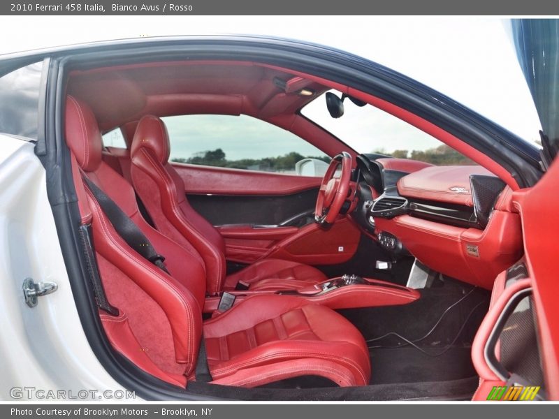 Front Seat of 2010 458 Italia