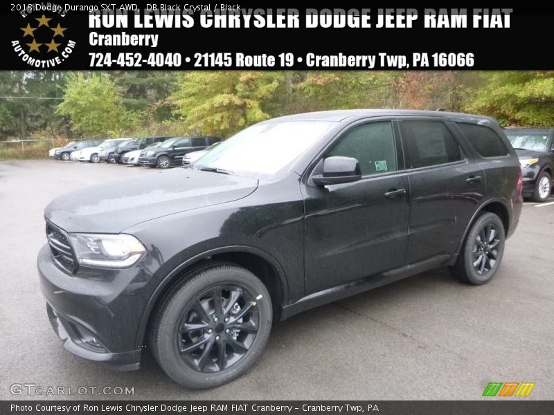 DB Black Crystal / Black 2018 Dodge Durango SXT AWD