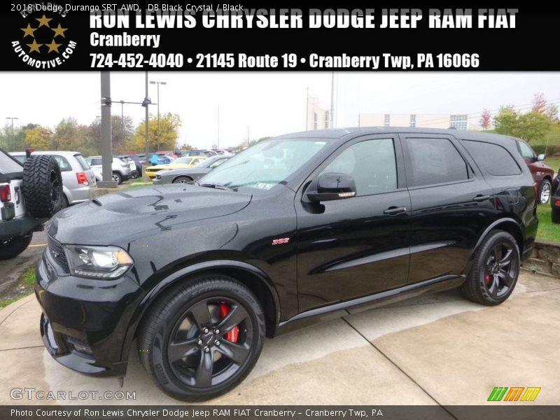 DB Black Crystal / Black 2018 Dodge Durango SRT AWD