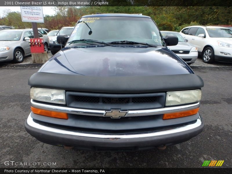 Indigo Blue Metallic / Graphite 2001 Chevrolet Blazer LS 4x4