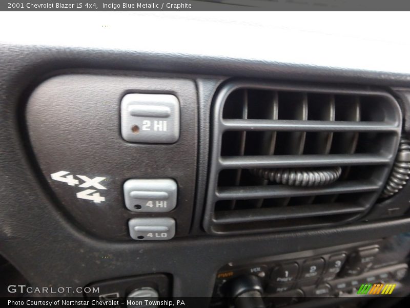 Indigo Blue Metallic / Graphite 2001 Chevrolet Blazer LS 4x4