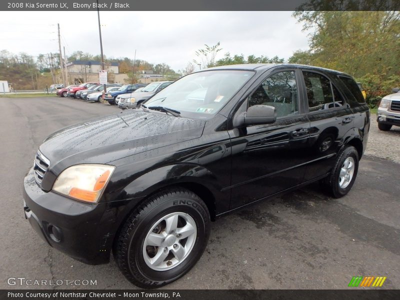 Ebony Black / Black 2008 Kia Sorento LX
