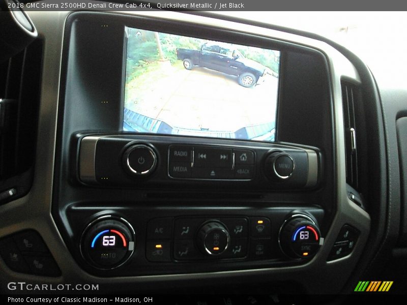 Quicksilver Metallic / Jet Black 2018 GMC Sierra 2500HD Denali Crew Cab 4x4