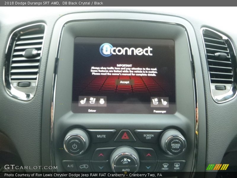DB Black Crystal / Black 2018 Dodge Durango SRT AWD