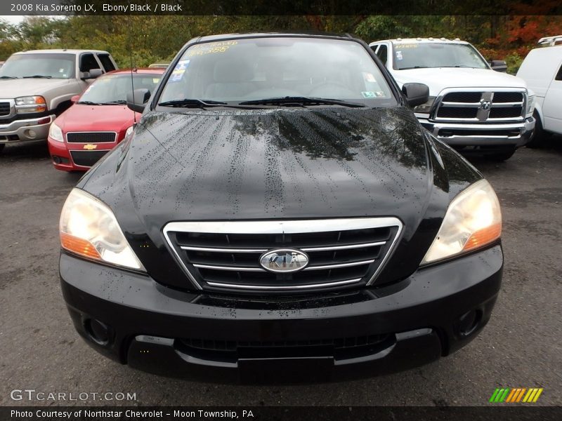 Ebony Black / Black 2008 Kia Sorento LX