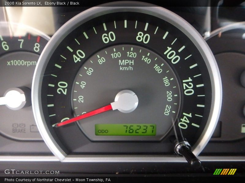 Ebony Black / Black 2008 Kia Sorento LX