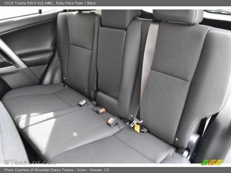 Ruby Flare Pearl / Black 2018 Toyota RAV4 XLE AWD