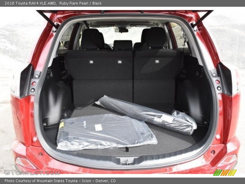 Ruby Flare Pearl / Black 2018 Toyota RAV4 XLE AWD