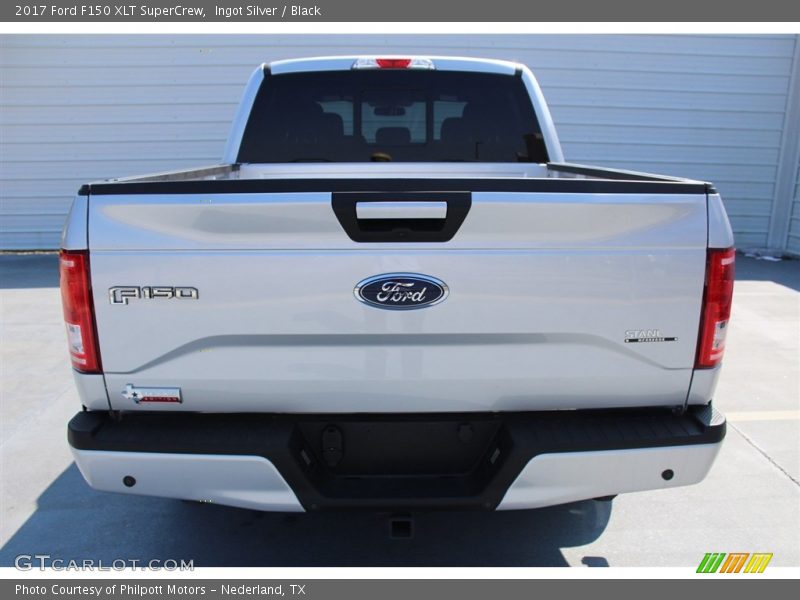 Ingot Silver / Black 2017 Ford F150 XLT SuperCrew