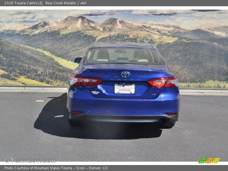 Blue Crush Metallic / Ash 2018 Toyota Camry LE