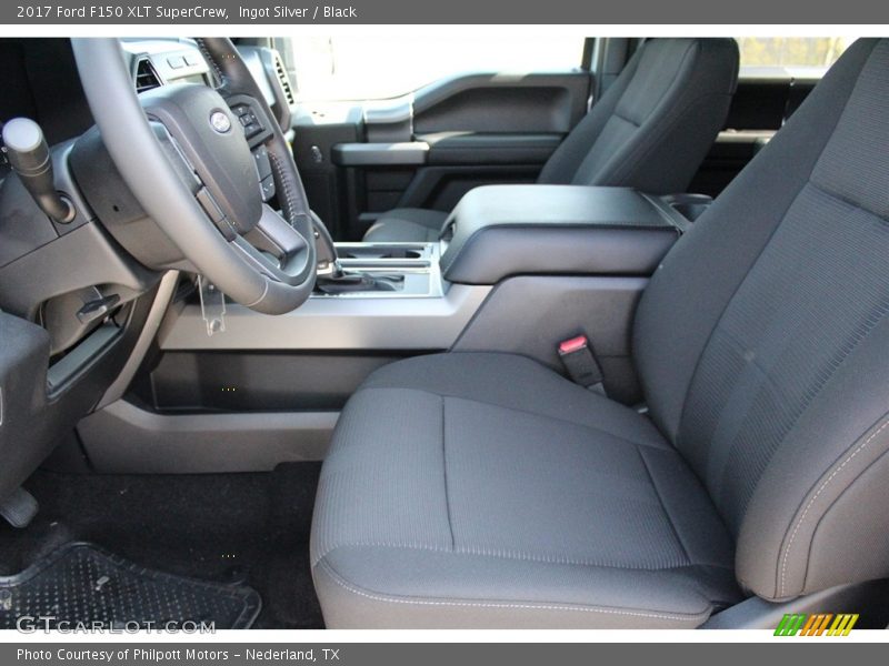Ingot Silver / Black 2017 Ford F150 XLT SuperCrew