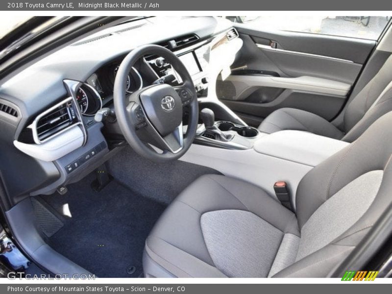 Midnight Black Metallic / Ash 2018 Toyota Camry LE