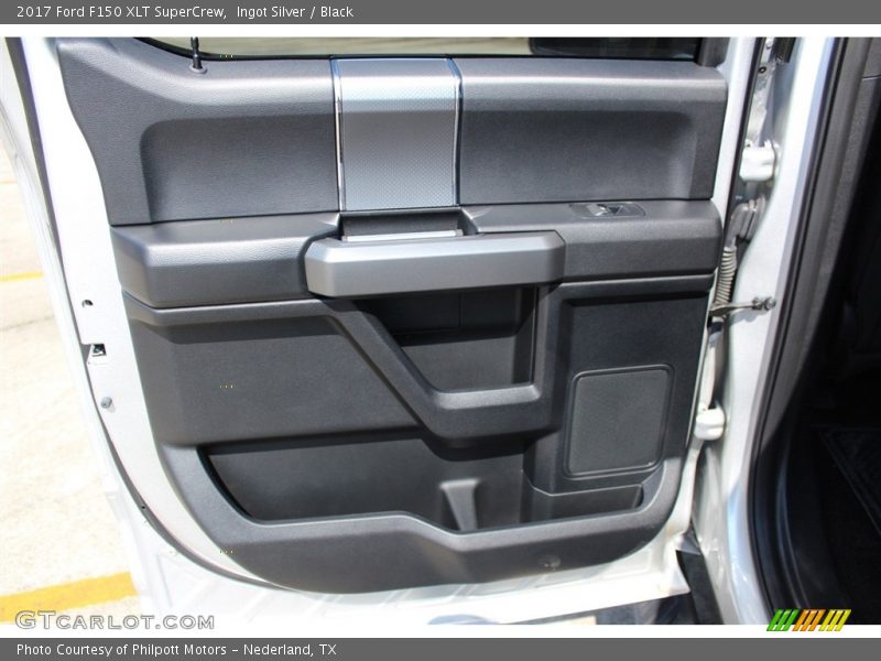 Ingot Silver / Black 2017 Ford F150 XLT SuperCrew
