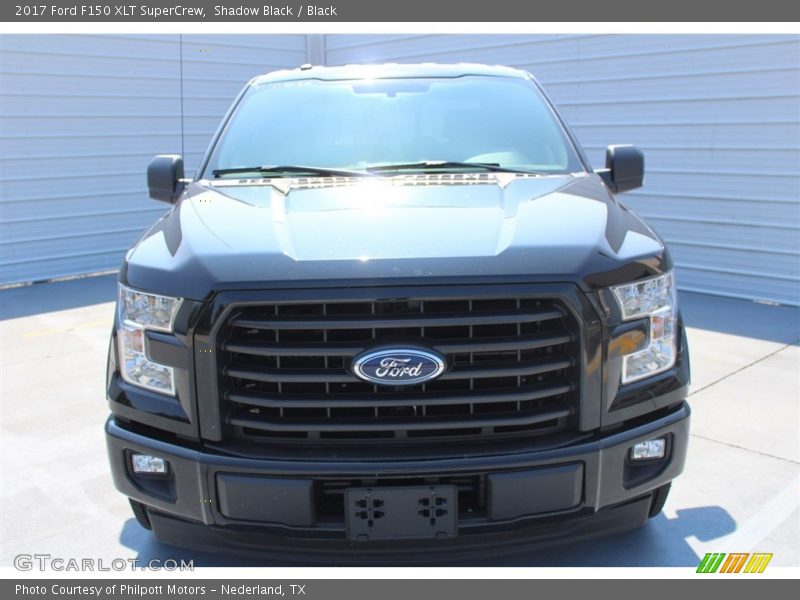 Shadow Black / Black 2017 Ford F150 XLT SuperCrew