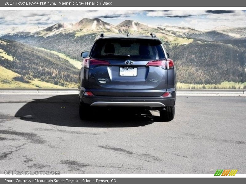 Magnetic Gray Metallic / Black 2017 Toyota RAV4 Platinum