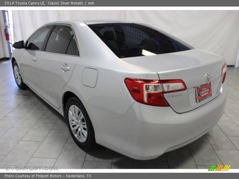 Classic Silver Metallic / Ash 2014 Toyota Camry LE