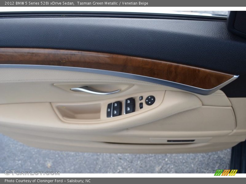 Tasman Green Metallic / Venetian Beige 2012 BMW 5 Series 528i xDrive Sedan