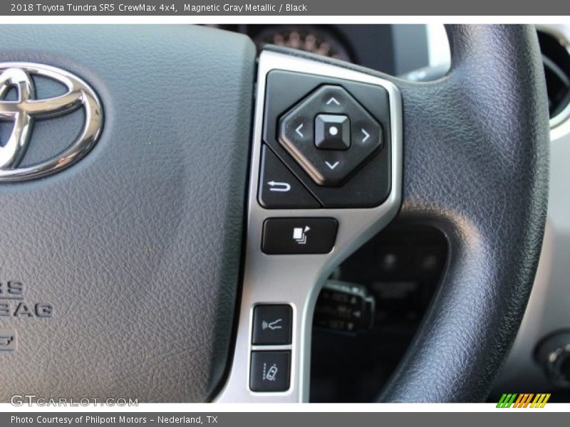 Magnetic Gray Metallic / Black 2018 Toyota Tundra SR5 CrewMax 4x4