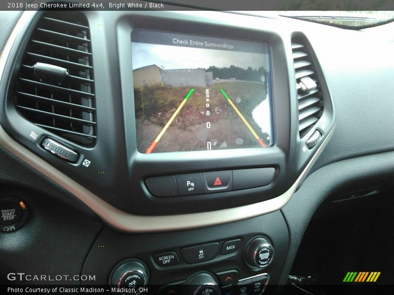 Bright White / Black 2018 Jeep Cherokee Limited 4x4