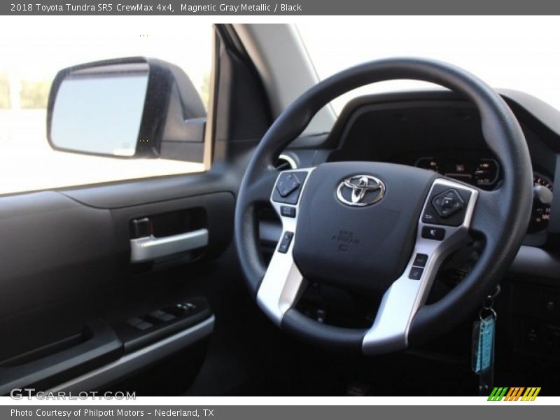 Magnetic Gray Metallic / Black 2018 Toyota Tundra SR5 CrewMax 4x4
