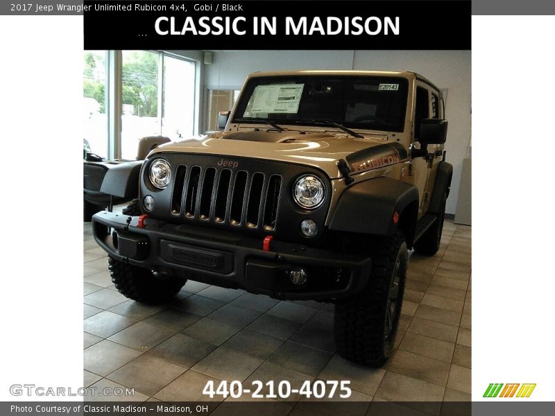 Gobi / Black 2017 Jeep Wrangler Unlimited Rubicon 4x4