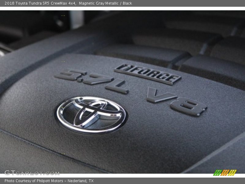 Magnetic Gray Metallic / Black 2018 Toyota Tundra SR5 CrewMax 4x4