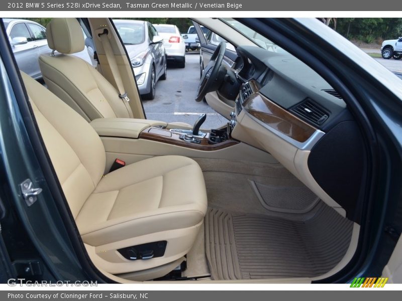 Tasman Green Metallic / Venetian Beige 2012 BMW 5 Series 528i xDrive Sedan