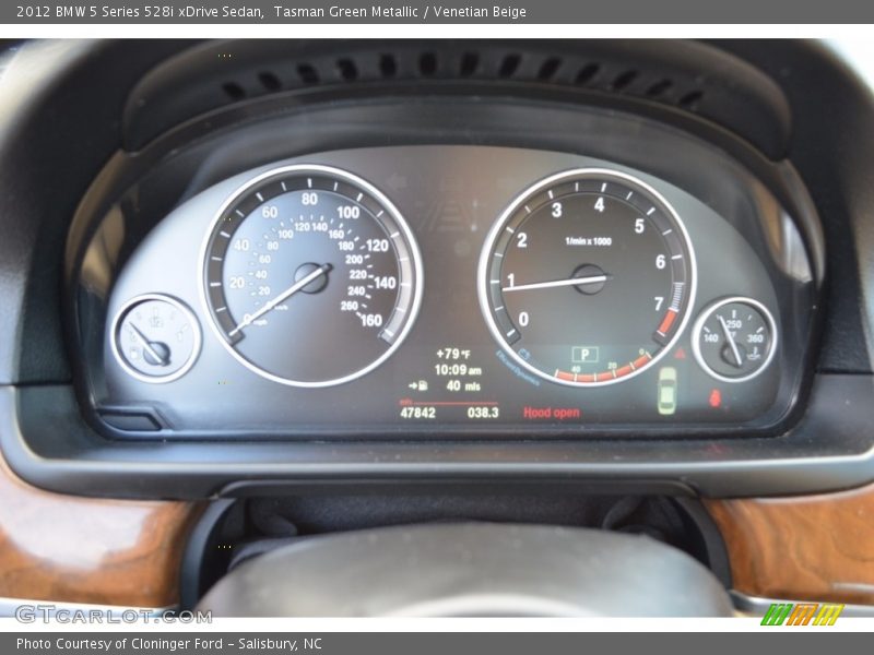 Tasman Green Metallic / Venetian Beige 2012 BMW 5 Series 528i xDrive Sedan