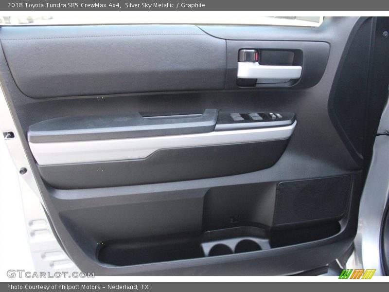 Silver Sky Metallic / Graphite 2018 Toyota Tundra SR5 CrewMax 4x4