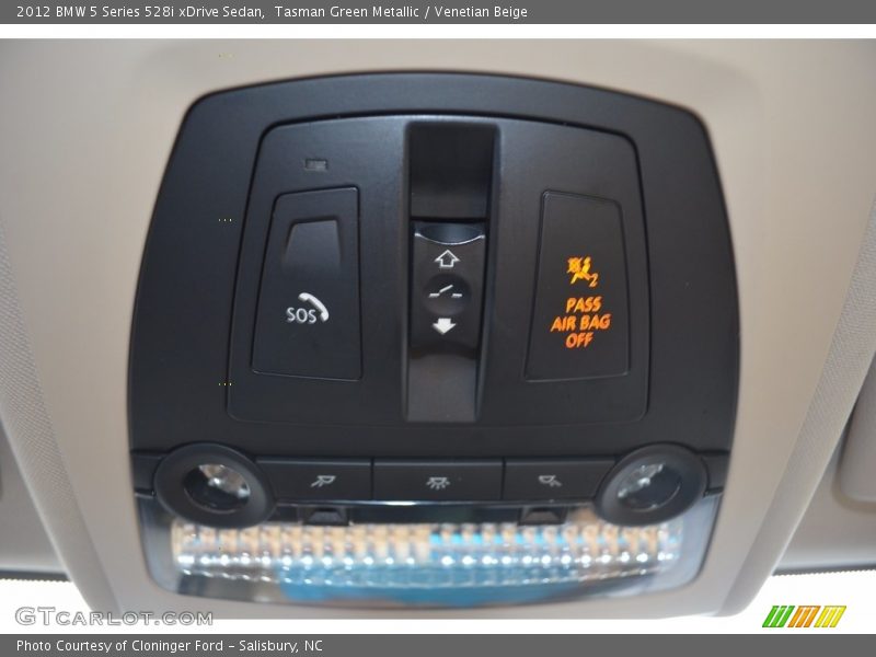 Tasman Green Metallic / Venetian Beige 2012 BMW 5 Series 528i xDrive Sedan