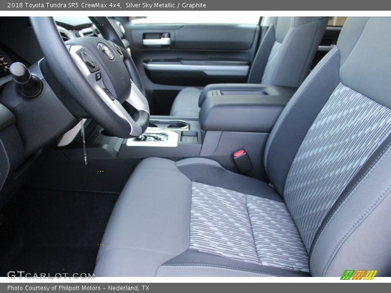 Silver Sky Metallic / Graphite 2018 Toyota Tundra SR5 CrewMax 4x4