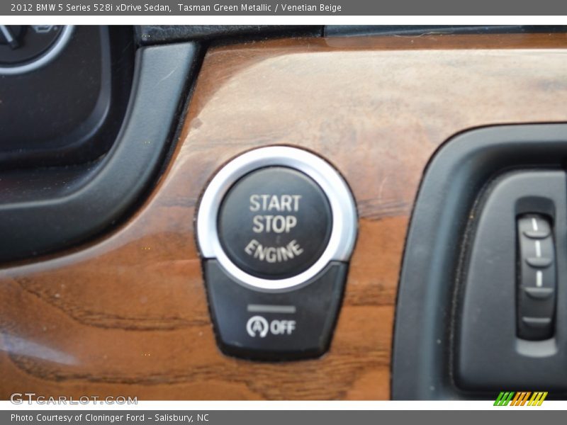 Tasman Green Metallic / Venetian Beige 2012 BMW 5 Series 528i xDrive Sedan