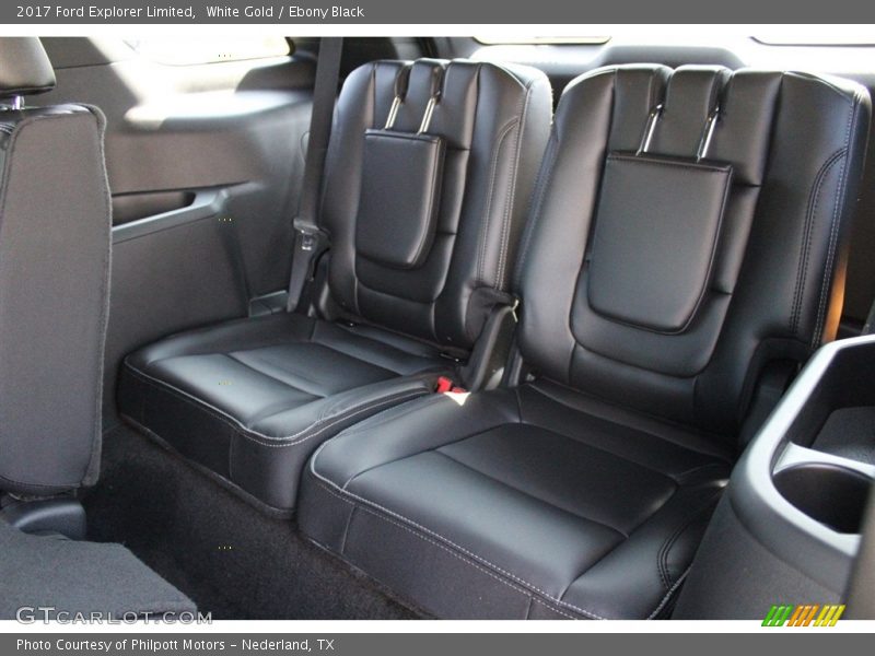 White Gold / Ebony Black 2017 Ford Explorer Limited