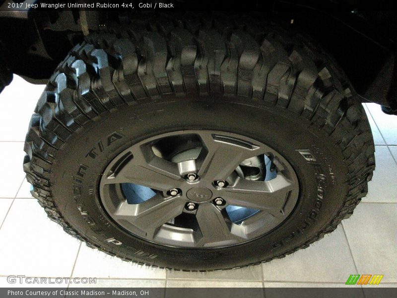 Gobi / Black 2017 Jeep Wrangler Unlimited Rubicon 4x4